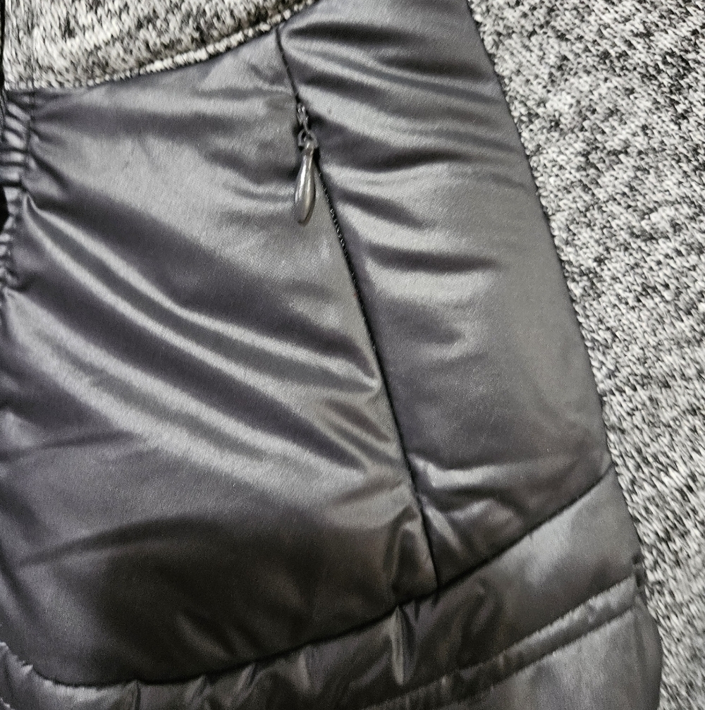 Michael Kors Dark Gray & Black Women's Puffer Jacket Size L - Picture 4 of 11